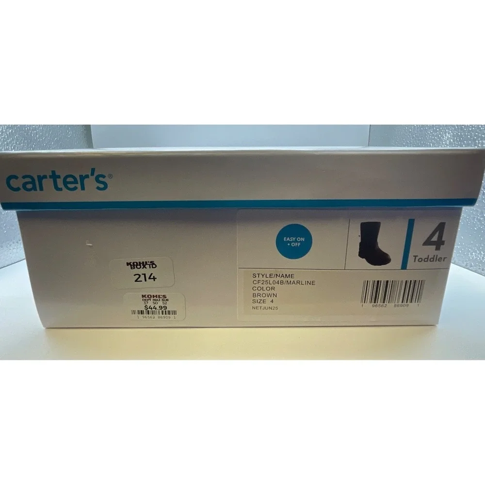 Carter's Toddler Girls' Marline Zippered Boots‎ - size 4 - New